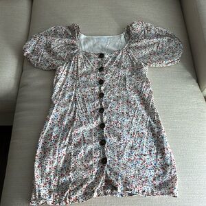Isalis Floral button-up dress